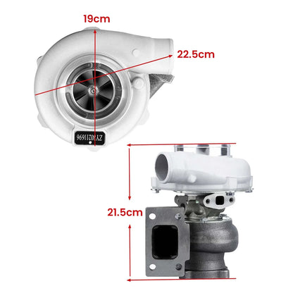 Turbosprężarka GT30 GT3037 GT3076 T3 2,5–3,0 l do 500 HP