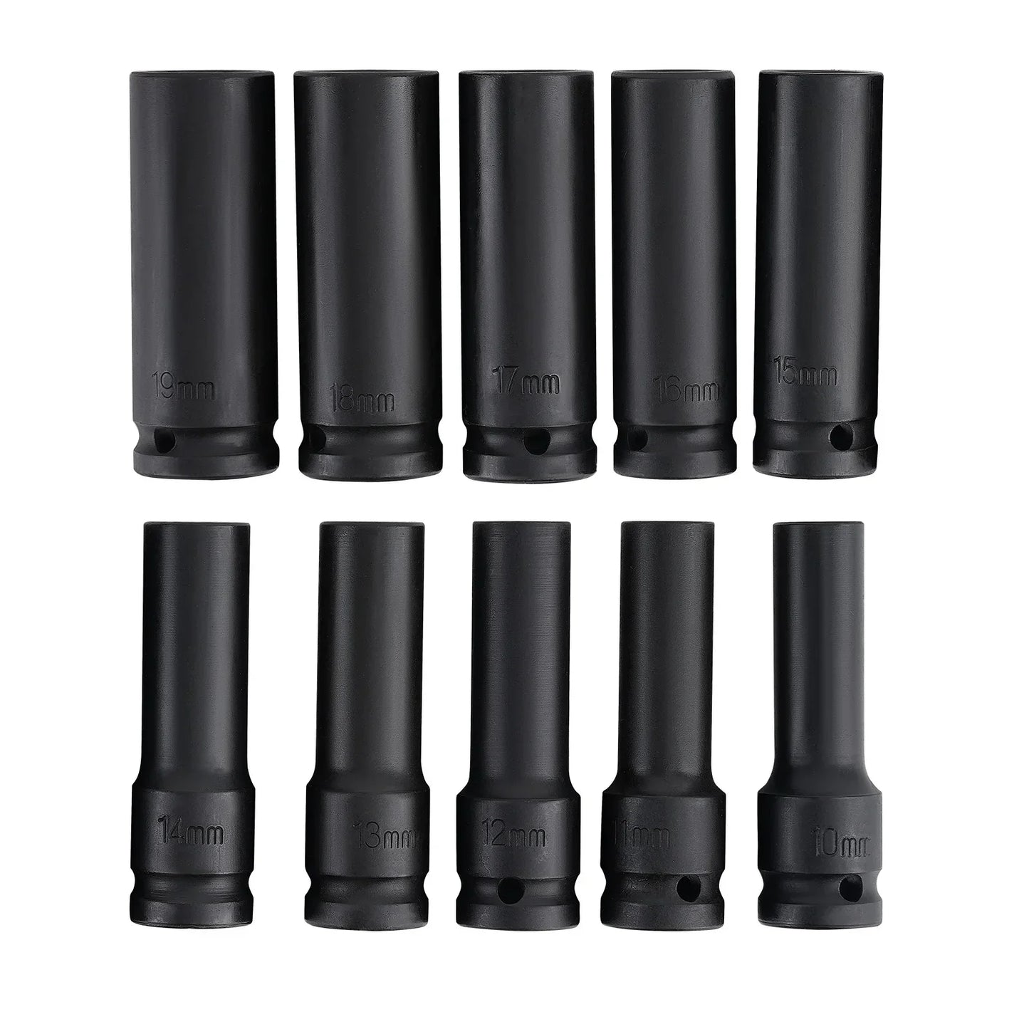 Zestaw 20 głębokich nasadek udarowych 1/2 cala 10–19 mm do kół