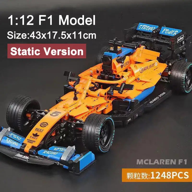 High-Tech Klocki F1 Formula 1 – Zdalnie Sterowany Model Wyścigowy dla Ekspertów