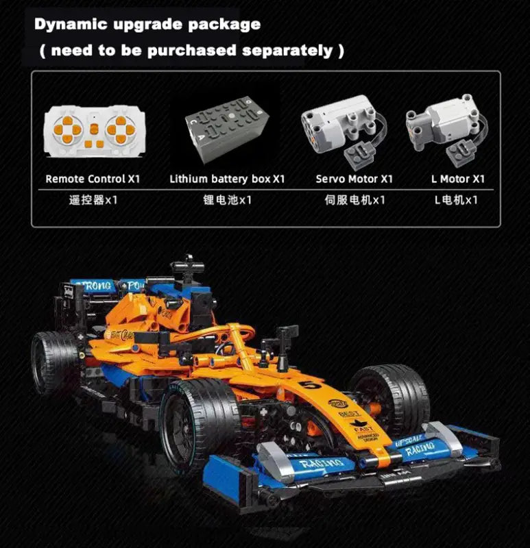 High-Tech Klocki F1 Formula 1 – Zdalnie Sterowany Model Wyścigowy dla Ekspertów