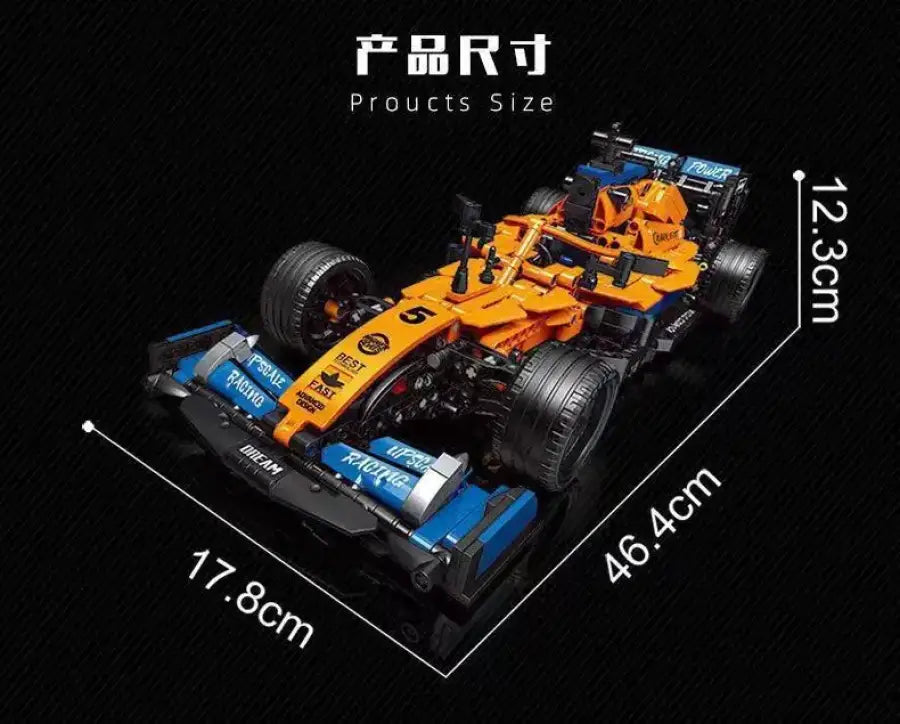 High-Tech Klocki F1 Formula 1 – Zdalnie Sterowany Model Wyścigowy dla Ekspertów