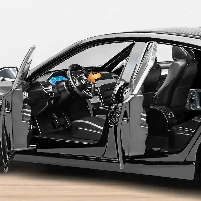 Honda Accord 1:24 Model Metalowy z Dźwiękiem i Światłem