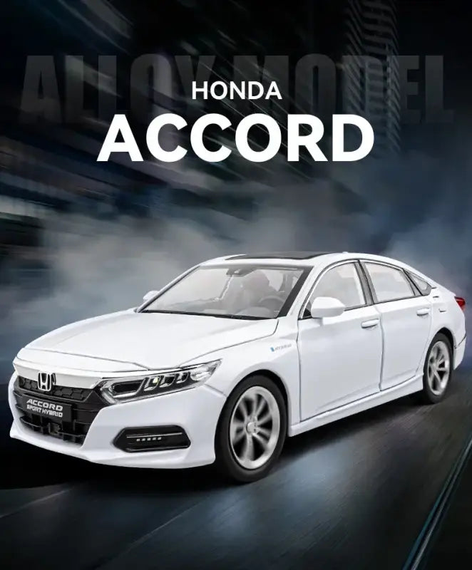 Honda Accord 1:24 Model Metalowy z Dźwiękiem i Światłem