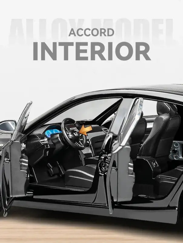 Honda Accord 1:24 Model Metalowy z Dźwiękiem i Światłem