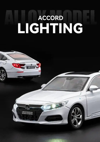Honda Accord 1:24 Model Metalowy z Dźwiękiem i Światłem