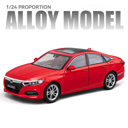 Honda Accord 1:24 Model Metalowy z Dźwiękiem i Światłem - Czarny