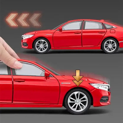 Honda Accord 1:24 Model Metalowy z Dźwiękiem i Światłem