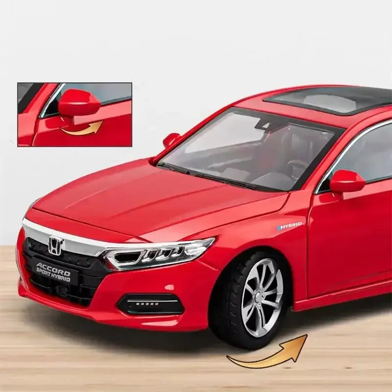 Honda Accord 1:24 Model Metalowy z Dźwiękiem i Światłem