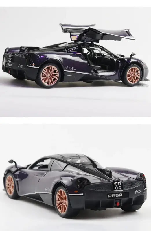 Huayra Dinastia 1:32 – Metalowy Model Samochodu Wyścigowego z Efektami Dźwiękowymi i Świetlnymi Zabawka Kolekcjonerska