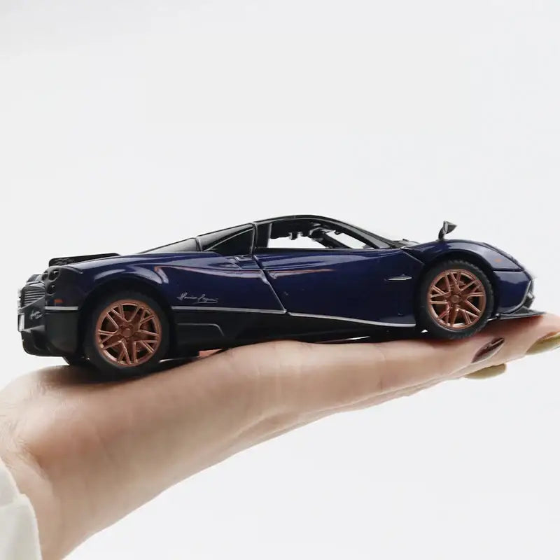 Huayra Dinastia 1:32 – Metalowy Model Samochodu Wyścigowego z Efektami Dźwiękowymi i Świetlnymi Zabawka Kolekcjonerska