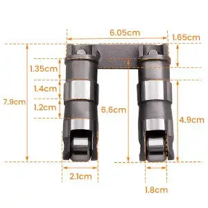 Hydrauliczne popychacze rolkowe z belkami Chevrolet SBC 265–400 V8 – zdjęcie produktu