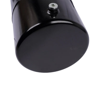 Czarny cylindryczny korpus filtra oleju z srebrnym śrubą do hydraulicznego zestawu zasilania podwójnie działająca pompa 12v dc