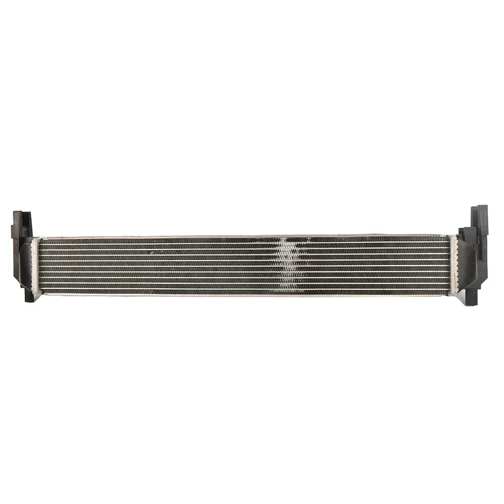 Czarno-srebrny intercooler radiator ap01 z żebrowanym rdzeniem i plastikowymi mocowaniami do tdi diesel 6c0121253b 6r0145805e 6r0145805h