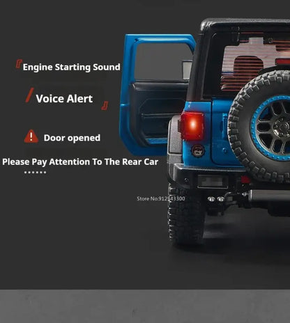 Rubicon Mipon SUV 1:18 – Metalowy Model z Otwieranymi Drzwiami i Zawieszeniem na Czterech Kołach