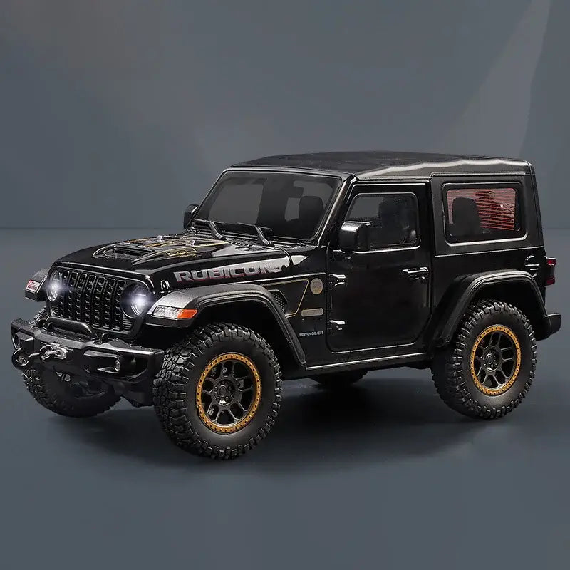 Rubicon Mipon SUV 1:18 – Metalowy Model z Otwieranymi Drzwiami i Zawieszeniem na Czterech Kołach - Czarny