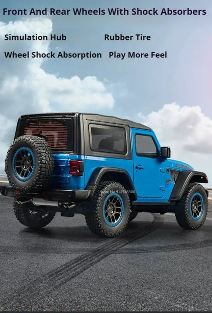 Rubicon Mipon SUV 1:18 – Metalowy Model z Otwieranymi Drzwiami i Zawieszeniem na Czterech Kołach