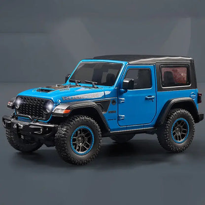 Rubicon Mipon SUV 1:18 – Metalowy Model z Otwieranymi Drzwiami i Zawieszeniem na Czterech Kołach - Niebieski