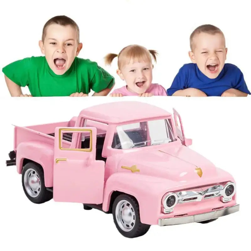 Klasyczny Pickup 1:32 – Metalowy Model Samochodu Z Mechanizmem Cofania