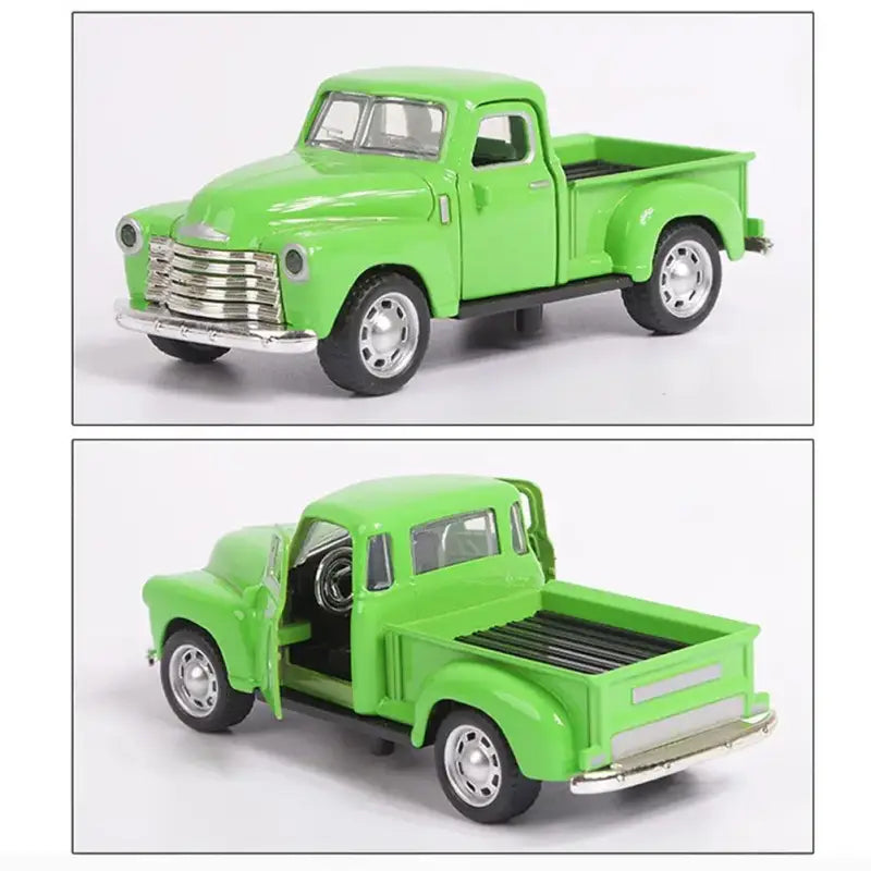 Klasyczny Pickup 1:32 – Metalowy Model Samochodu Z Mechanizmem Cofania