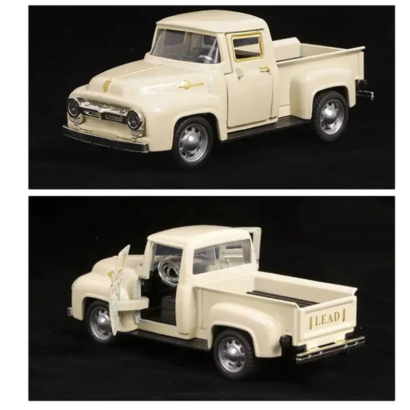 Klasyczny Pickup 1:32 – Metalowy Model Samochodu Z Mechanizmem Cofania
