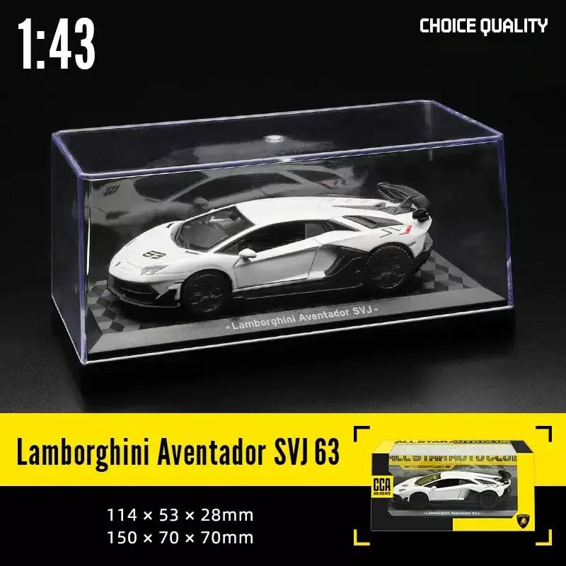 Kolekcjonerskie Modele BMW M6 GT3 Lamborghini Maserati McLaren Land Rover i Mercedes-Benz 1:36~1:47 z Akrylową Gablotą