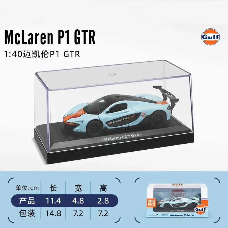 Kolekcjonerskie Modele BMW M6 GT3 Lamborghini Maserati McLaren Land Rover i Mercedes-Benz 1:36~1:47 z Akrylową Gablotą