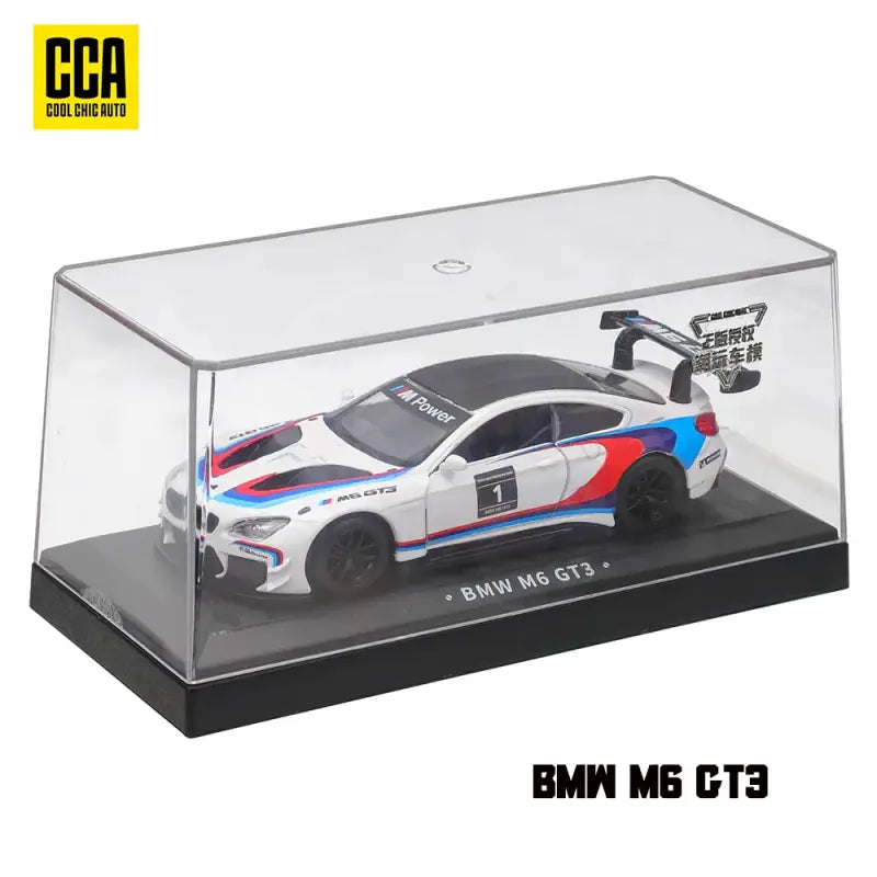 Kolekcjonerskie Modele BMW M6 GT3 Lamborghini Maserati McLaren Land Rover i Mercedes-Benz 1:36~1:47 z Akrylową Gablotą