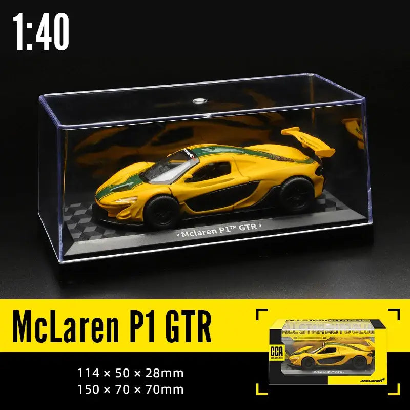Kolekcjonerskie Modele BMW M6 GT3 Lamborghini Maserati McLaren Land Rover i Mercedes-Benz 1:36~1:47 z Akrylową Gablotą