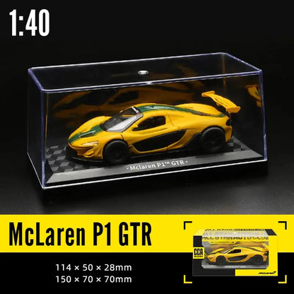Kolekcjonerskie Modele BMW M6 GT3 Lamborghini Maserati McLaren Land Rover i Mercedes-Benz 1:36~1:47 z Akrylową Gablotą