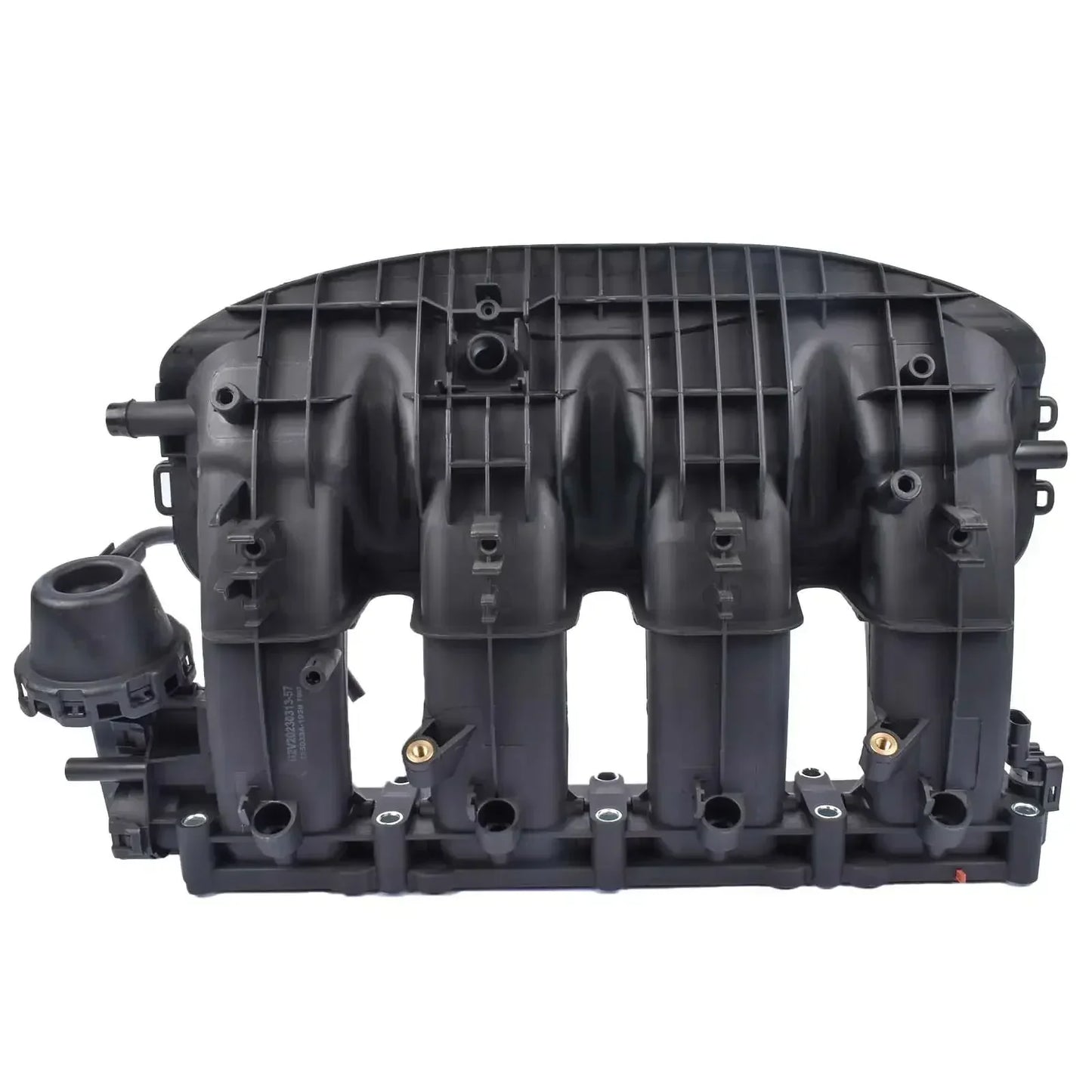 Czarny plastikowy kolektor ssący ap01 z żebrowaniem i portami cylindrycznymi do 0t gasline 06k133201k 06k133201p
