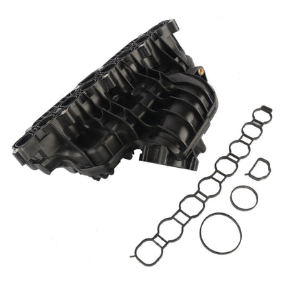 Czarny plastikowy kolektor dolotowy silnika z uszczelką do jeep cherokee wrangler jk 2.8 crd 68142871ac
