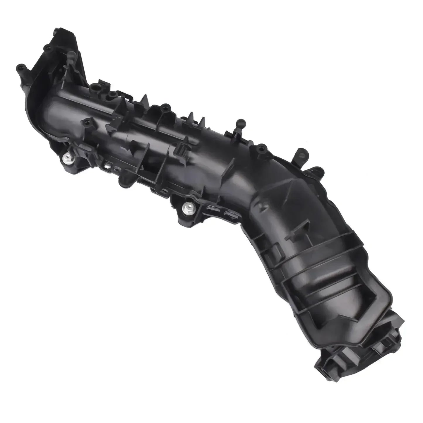 Czarny plastikowy kolektor dolotowy ap03 z żebrowaniem do bmw serii 2 f45 f46 x1 active tourer 2014 2023