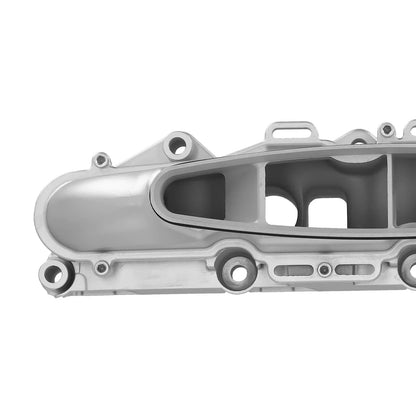 Srebrny metaliczny kolektor dolotowy z precyzyjnymi otworami do przepływu powietrza dla mercedes benz sprinter 906