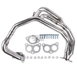 Chrome-finished ap03 kolektor wydechowy do Subaru Impreza RS 2.5 EJ25 1997-2005 z uszczelkami i osprzętem stal nierdzewna