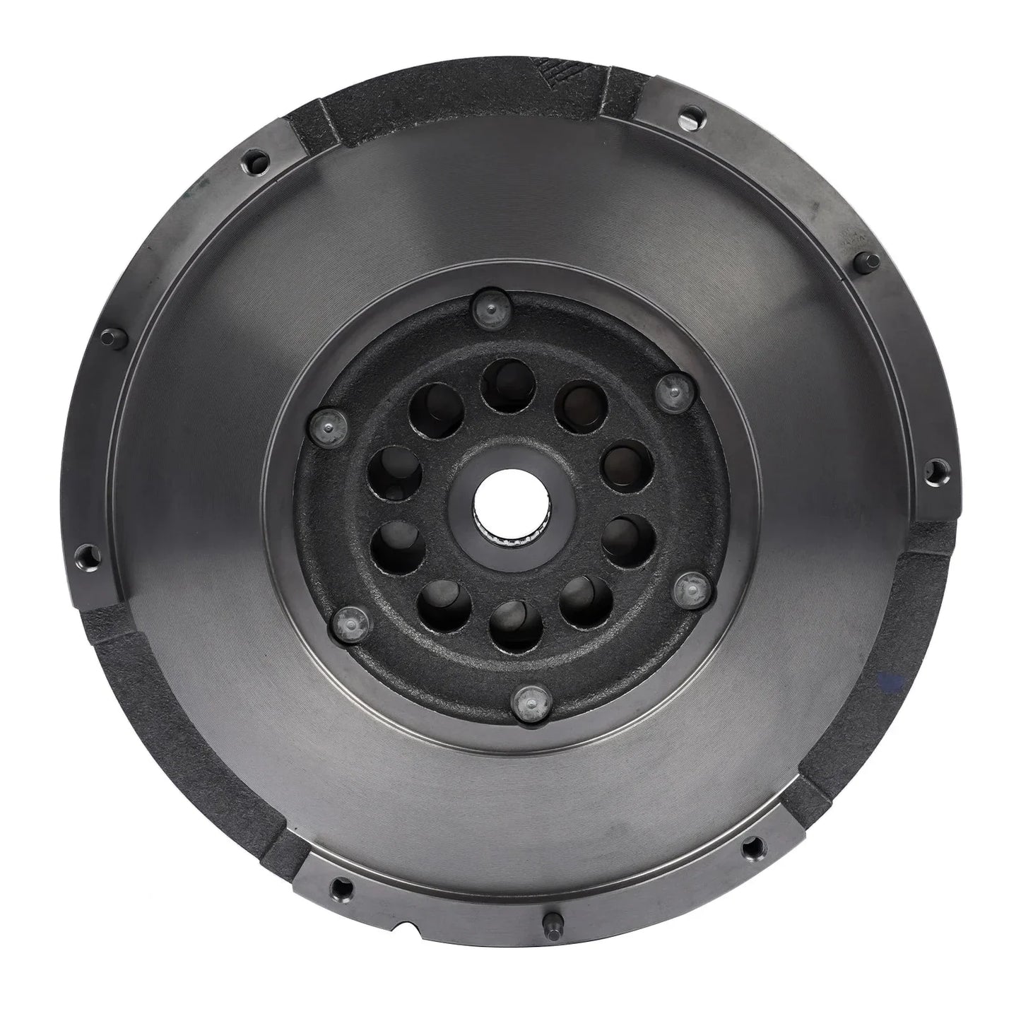 Czarny metaliczny koło zamachowe audi a4 avant 8t3 8f7 8ta z centralnym otworem i mocowaniem cjcb csub
