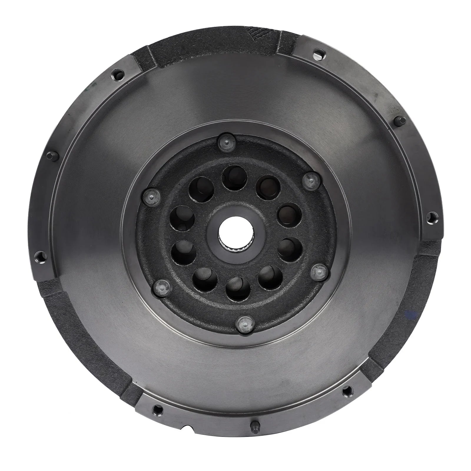 Czarny metaliczny koło zamachowe audi a4 avant 8t3 8f7 8ta z centralnym otworem i mocowaniem cjcb csub
