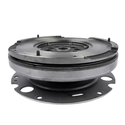 Szara metaliczna flywheel o wielowarstwowym okrągłym kształcie z otworami montażowymi do audi a4 avant 8t3 8f7 8ta cjcb csub