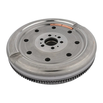Srebrny metaliczny koło zamachowe z miedzianą tarczą cierną i zębatym obwodem do vw 03g105266be 03g105266cg dmf092