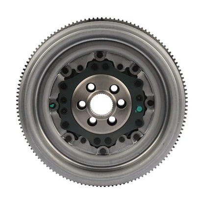 Srebrny metaliczny koło zamachowe zębaty pierścień i 6 otworów montażowych do vw 03g105266be 03g105266cg dmf092