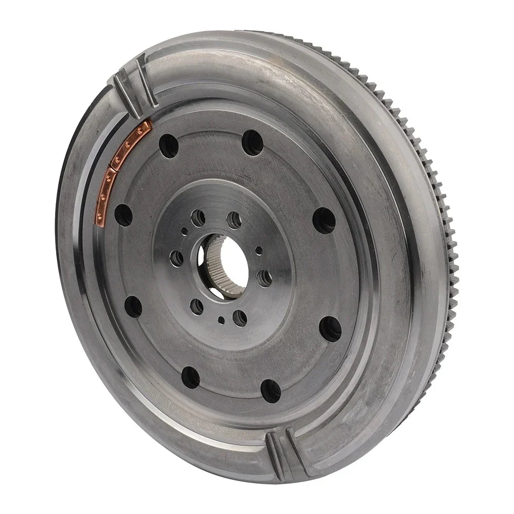 Srebrny metaliczny koło zamachowe zębatkowe z otworami montażowymi ap01 do vw jetta beetle 03g105266be 03g105266cg dmf092