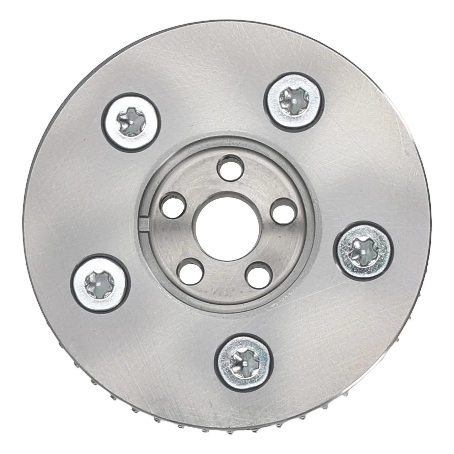 Srebrne metaliczne koło zębate rozrządu with five bolts for mercedesa gla45 x156 camshaft adjuster 2019