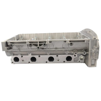 Srebrna metaliczna głowica cylindryczna z odlewu aluminiowego i precyzyjnie wykonanymi portami bk3q6c032ad ford ranger
