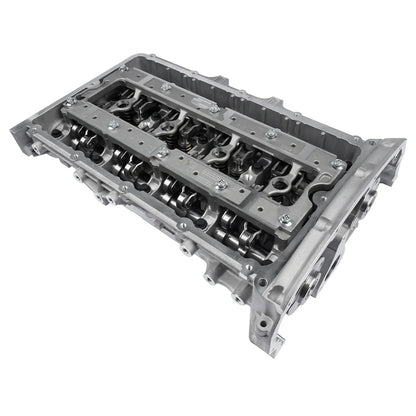 Gray metallic full cylinder head rmfb3q6c032aa with visible valve train for ford transit ranger 2.2 rwd mk7 mk8 2011-2018 oe number