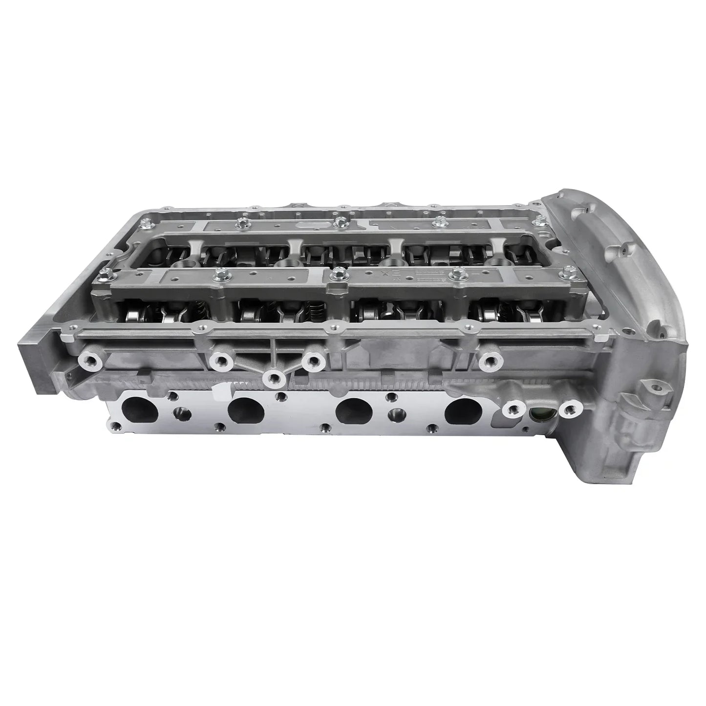 Gray metallic full cylinder head rmfb3q6c032aa with valve covers and bolted components for ford transit ranger