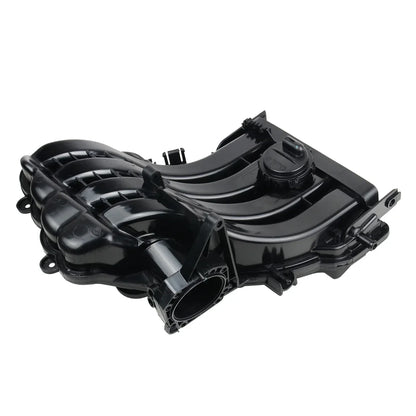 Czarny plastikowy kolektor dolotowy bse ayd z profilowanymi żebrami do vw audi skoda seat 1.6 fsi komplet 6lbfs bse