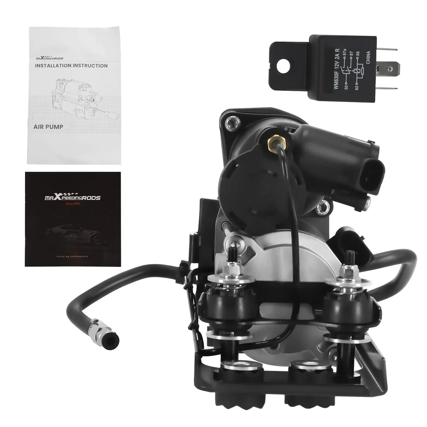BMW E61 530d Fahrwerkskompressor mit Ventilblock 37106789937