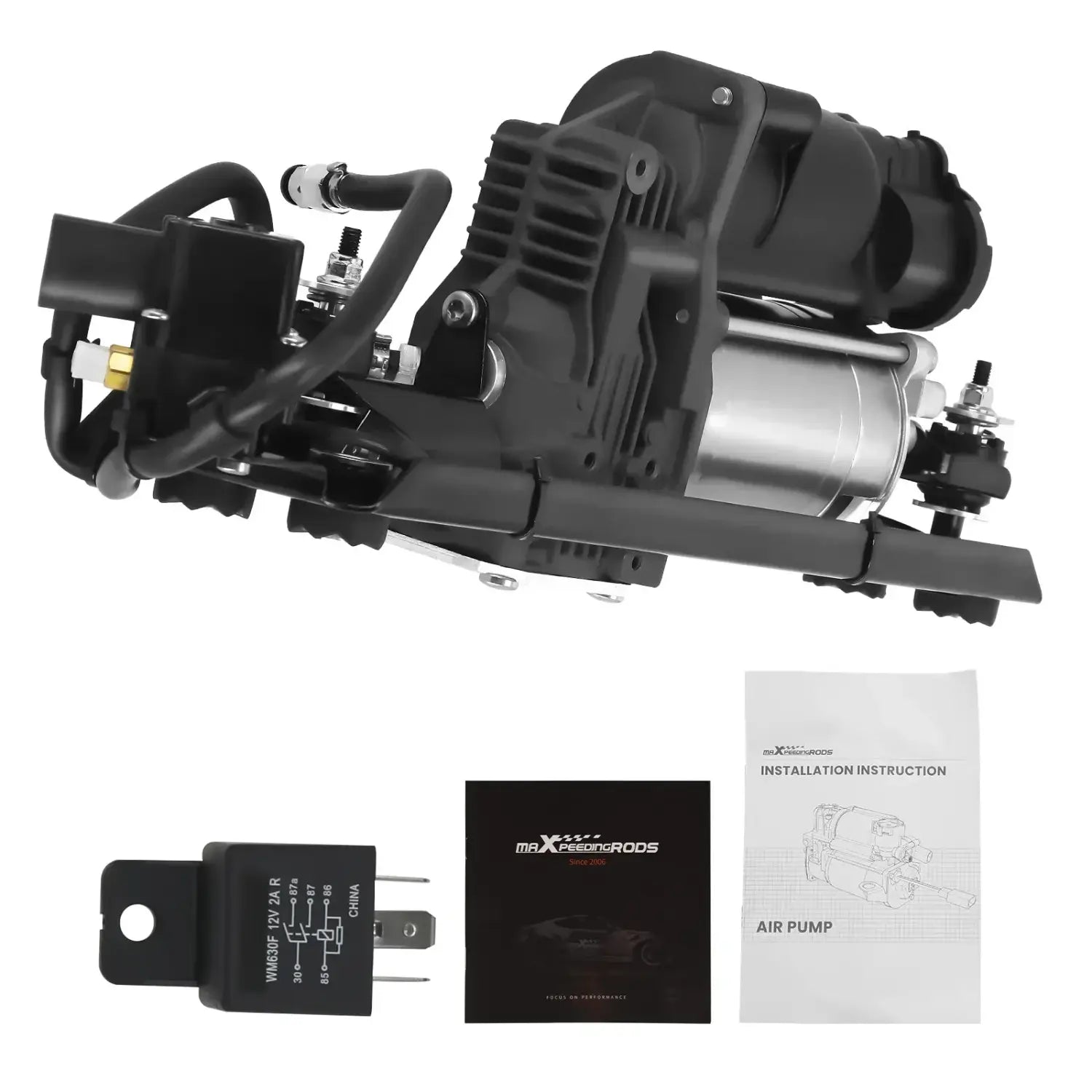 Kompresor zawieszenia BMW E61 530d z blokiem zaworowym 37106789937 – zdjęcie produktu