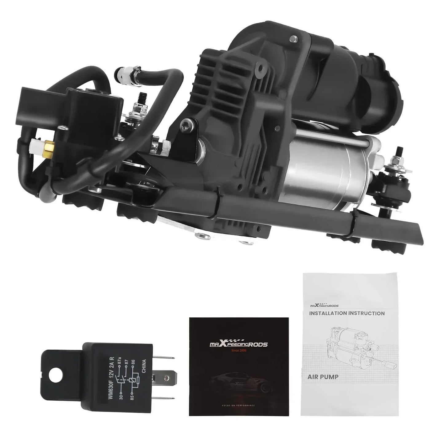 BMW E61 530d Fahrwerkskompressor mit Ventilblock 37106789937