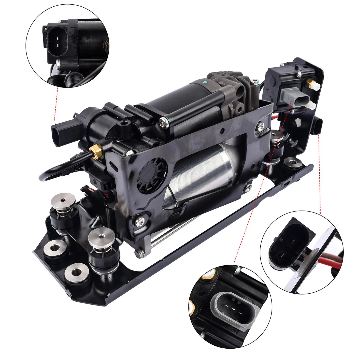 AP03 For BMW 5er GT F07, Touring F11 2010-2016 Compressor Air Suspension & Valve Block 37206784137