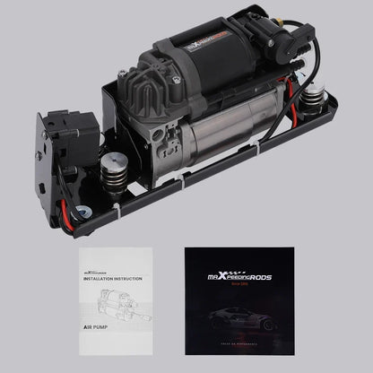 Compresseur de suspension pneumatique BMW 5 et 7 F11 F02 avec support et bloc soupapes